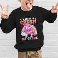 Back To School Unicorn Girls I'm Ready To Crush 1st Grade Graphic Kid Sweatshirt Back To School Unicorn Girls I'm Ready To Crush 1st Grade Graphic Kid Sweatshirt