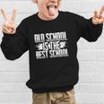 Back To School Vibes Old School Is The Best School Graphic Kid Sweatshirt Back To School Vibes Old School Is The Best School Graphic Kid Sweatshirt