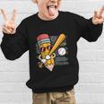 Baseball Player Pencil Back To School Cute Sport Students Graphic Kid Sweatshirt Baseball Player Pencil Back To School Cute Sport Students Graphic Kid Sweatshirt