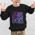 Bruh We Back 4th Graders Back To School Fourth Grade Kids Graphic Kid Sweatshirt