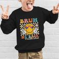 Bruh We Back Middle School Retro Back To School Boys Girls Graphic Kid Sweatshirt Bruh We Back Middle School Retro Back To School Boys Girls Graphic Kid Sweatshirt