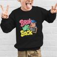 Bruh Wir UnterstüTzen Den Ersten Schulday Back To School Capybara Graphic Kid Sweatshirt Bruh Wir UnterstüTzen Den Ersten Schulday Back To School Capybara Graphic Kid Sweatshirt