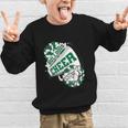 Bulldogs Cheerleading Back To School Cheer Team Spirit Green Graphic Kid Sweatshirt Bulldogs Cheerleading Back To School Cheer Team Spirit Green Graphic Kid Sweatshirt