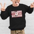 Bulldogs Class Of 2026 Back To School Senior Spirit M Graphic Kid Sweatshirt Bulldogs Class Of 2026 Back To School Senior Spirit M Graphic Kid Sweatshirt