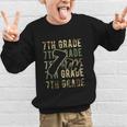 Camo Team Squad 7th Grade Back To School Kids Boys Graphic Kid Sweatshirt Camo Team Squad 7th Grade Back To School Kids Boys Graphic Kid Sweatshirt