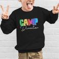 Camp Director Counselor Camper Camping Back To School Graphic Kid Sweatshirt Camp Director Counselor Camper Camping Back To School Graphic Kid Sweatshirt