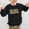 Campus Monitor Week Retro Vintage Back To School Day Graphic Kid Sweatshirt Campus Monitor Week Retro Vintage Back To School Day Graphic Kid Sweatshirt