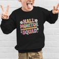 Campus School Hall Monitor Squad Patrol Back To School Graphic Kid Sweatshirt Campus School Hall Monitor Squad Patrol Back To School Graphic Kid Sweatshirt
