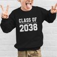 Class Of 2038 Grow With Me Back To School Kindergarten 2038 Graphic Kid Sweatshirt