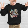 Counselor Dream Team Retro Back To School Counselor Squad Graphic Kid Sweatshirt