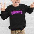 Cowboys Back To School Spirit Pk Graphic Kid Sweatshirt Cowboys Back To School Spirit Pk Graphic Kid Sweatshirt