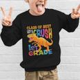 Crush 1st Grade Dinosaur Back To School Class Of 2037 Boy Graphic Kid Sweatshirt Crush 1st Grade Dinosaur Back To School Class Of 2037 Boy Graphic Kid Sweatshirt