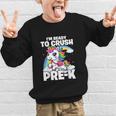 Crush Pre-K Girls Back To School Unicorn First Day Preschool Graphic Kid Sweatshirt Crush Pre-K Girls Back To School Unicorn First Day Preschool Graphic Kid Sweatshirt