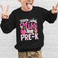 Cute Back To School Pre-K First Day Of School Pre-K Girls Graphic Kid Sweatshirt