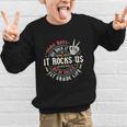 Some Days We Rock It 1st Grade Life Back To School Graphic Kid Sweatshirt Some Days We Rock It 1st Grade Life Back To School Graphic Kid Sweatshirt