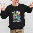 Dino Preschool Here I Come Cute Back To School Graphic Kid Sweatshirt Dino Preschool Here I Come Cute Back To School Graphic Kid Sweatshirt