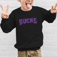 Ducks Back To School Spirit P Graphic Kid Sweatshirt Ducks Back To School Spirit P Graphic Kid Sweatshirt