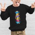 Eagle Colorful Rainbow Back To School Kids Boys Girls Graphic Kid Sweatshirt