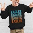 Eagle Mascot Back To School Spirit Kids Boys Girls Men Women Graphic Kid Sweatshirt Eagle Mascot Back To School Spirit Kids Boys Girls Men Women Graphic Kid Sweatshirt