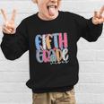 Fifth Grade Vibes 5th Grade Team Retro Back To School Graphic Kid Sweatshirt Fifth Grade Vibes 5th Grade Team Retro Back To School Graphic Kid Sweatshirt