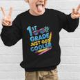 First Day Of First Grade Shirt Boys Girls Back To School Graphic Kid Sweatshirt First Day Of First Grade Shirt Boys Girls Back To School Graphic Kid Sweatshirt