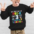 My First Day Of Pre-k Back To School Preschool Girls Boys Graphic Kid Sweatshirt My First Day Of Pre-k Back To School Preschool Girls Boys Graphic Kid Sweatshirt