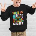 First Day Of School Shirt Boys Girls Back To School Graphic Kid Sweatshirt First Day Of School Shirt Boys Girls Back To School Graphic Kid Sweatshirt