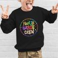 Fourth Grade Crew Back To School 4th Grade Team Graphic Kid Sweatshirt Fourth Grade Crew Back To School 4th Grade Team Graphic Kid Sweatshirt