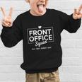 Front Office Squad Back To School Staff Appreciation Graphic Kid Sweatshirt Front Office Squad Back To School Staff Appreciation Graphic Kid Sweatshirt