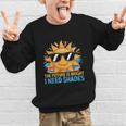 The Future Is Bright I Need Shades Back To School Students Graphic Kid Sweatshirt