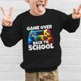 Game Over Back To School Gaming Controller Kids Gamer Graphic Kid Sweatshirt