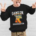Game On Kindergarten Basketball Back To School Student Boys Graphic Kid Sweatshirt Game On Kindergarten Basketball Back To School Student Boys Graphic Kid Sweatshirt