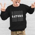 Gators High School Spirit Fan Team Back To School Graphic Kid Sweatshirt Gators High School Spirit Fan Team Back To School Graphic Kid Sweatshirt