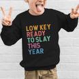 Gen Z Alpha Back To School Low Key Ready To Slay This Year Graphic Kid Sweatshirt Gen Z Alpha Back To School Low Key Ready To Slay This Year Graphic Kid Sweatshirt
