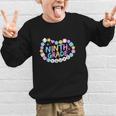 Girls 9th Grade Vibes Back To School Ninth Grade Graphic Kid Sweatshirt