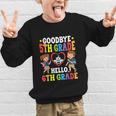 Goodbye 5th Grade Hello 6th Grade Graduate Back To School Graphic Kid Sweatshirt Goodbye 5th Grade Hello 6th Grade Graduate Back To School Graphic Kid Sweatshirt
