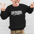 Greyhounds Mascot Back To School Team Spirit Graphic Kid Sweatshirt Greyhounds Mascot Back To School Team Spirit Graphic Kid Sweatshirt