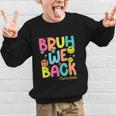 Groovy Custodian Bruh We Back To School Janitor Retro Graphic Kid Sweatshirt Groovy Custodian Bruh We Back To School Janitor Retro Graphic Kid Sweatshirt