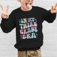 Groovy In My Third Grade Era Tie Dye Kids Boy Back To School Graphic Kid Sweatshirt Groovy In My Third Grade Era Tie Dye Kids Boy Back To School Graphic Kid Sweatshirt