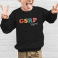 GSRP Squad Boho Cute Back To School GSRP Graphic Kid Sweatshirt GSRP Squad Boho Cute Back To School GSRP Graphic Kid Sweatshirt