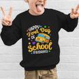 Happy First Day Of School Bus Driver Back To School Graphic Kid Sweatshirt