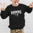 Hawks Back To School Spirit Graphic Kid Sweatshirt