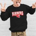 Hawks Back To School Spirit R Graphic Kid Sweatshirt