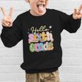 Hello 6th Grade First Day Of School Back To School Boy Girls Graphic Kid Sweatshirt Hello 6th Grade First Day Of School Back To School Boy Girls Graphic Kid Sweatshirt