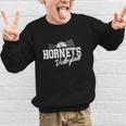 Hornets Volleyball Back To School Spirit Graphic Kid Sweatshirt