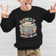 Howdy Fourth Grade Cowgirl Western 4th Grade Back To School Graphic Kid Sweatshirt Howdy Fourth Grade Cowgirl Western 4th Grade Back To School Graphic Kid Sweatshirt