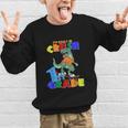 I'm Ready To Crush 1st Grade Dinosaur Back To School T-Rex Graphic Kid Sweatshirt I'm Ready To Crush 1st Grade Dinosaur Back To School T-Rex Graphic Kid Sweatshirt