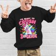 I'm Ready To Crush 3rd Grade Dabbing Unicorn Back To School Graphic Kid Sweatshirt I'm Ready To Crush 3rd Grade Dabbing Unicorn Back To School Graphic Kid Sweatshirt