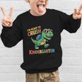 I'm Ready To Crush Kindergarten T-Rex Back To School Dino Graphic Kid Sweatshirt