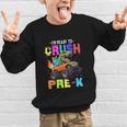 I'm Ready To Crush Pre-k Dinosaur Truck Back To School Boys Graphic Kid Sweatshirt I'm Ready To Crush Pre-k Dinosaur Truck Back To School Boys Graphic Kid Sweatshirt